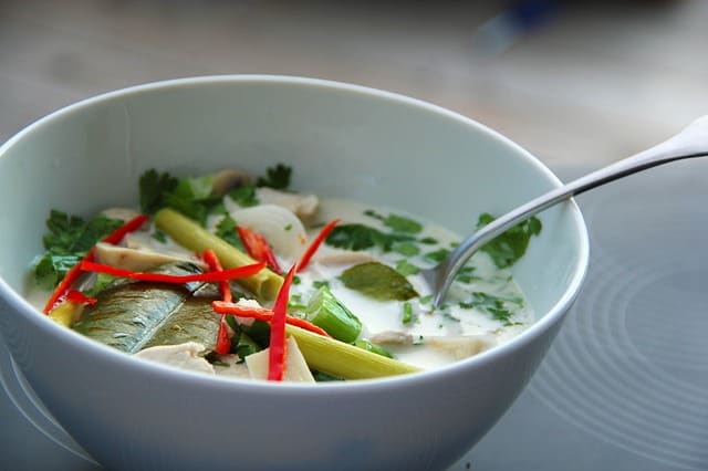 soup recipe Thai tom kha gai 